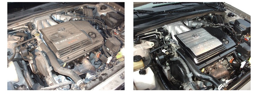 Before and After Engine